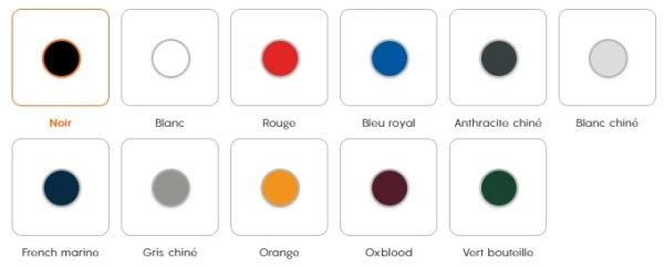 Choix des couleurs