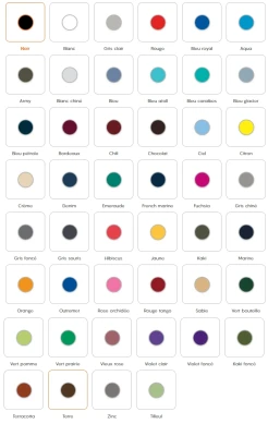 Choix des couleurs